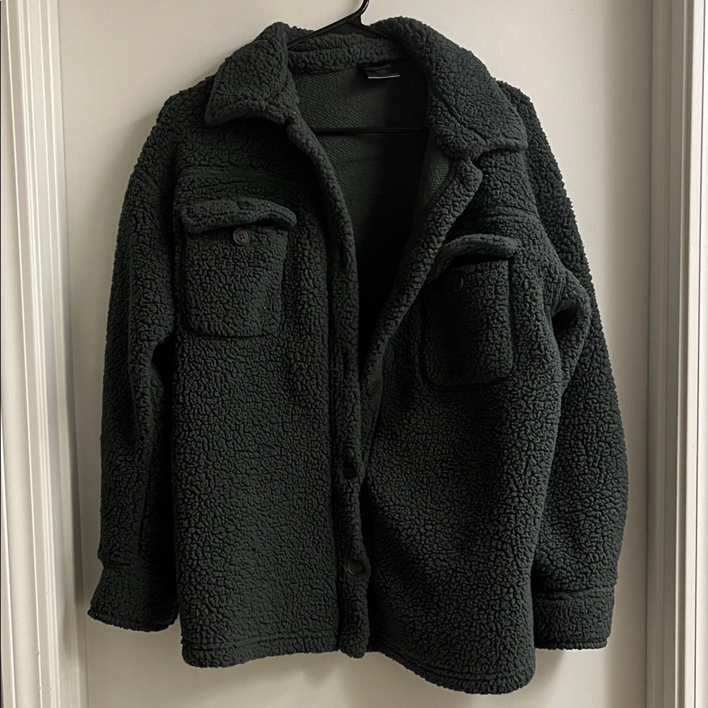 32 Degrees Women’s  Dark Gray Sherpa Jacket
